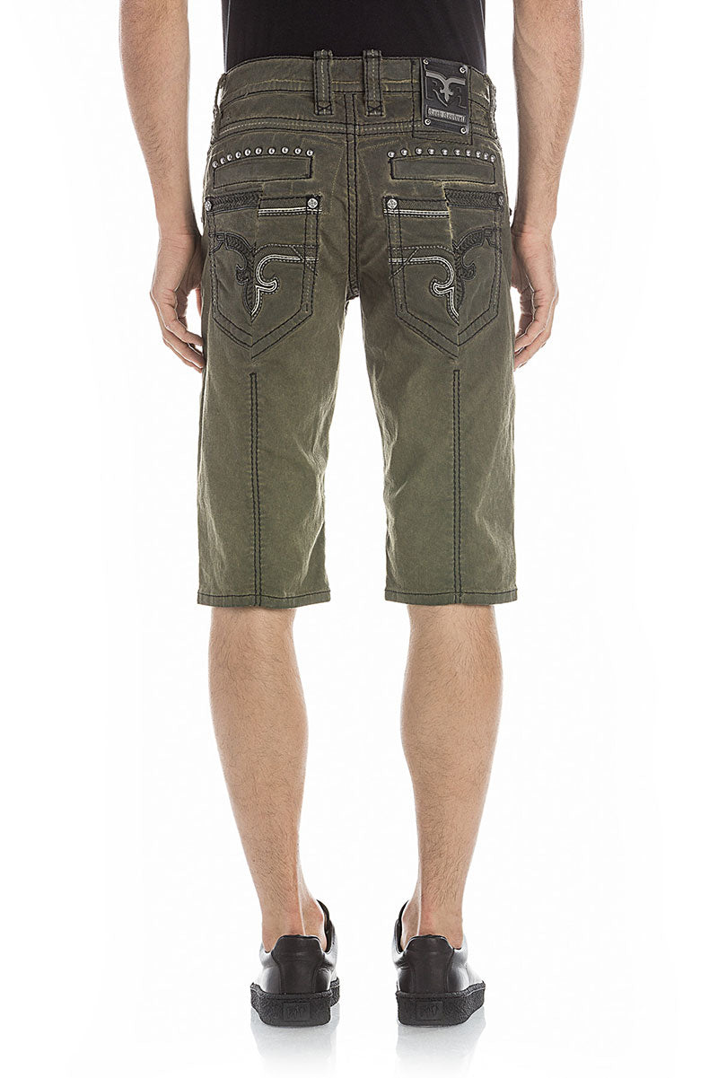 Rock revival sale jean shorts mens