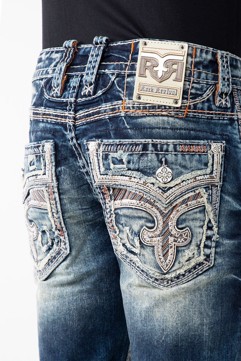 Mens Rock Revival deals Jeans