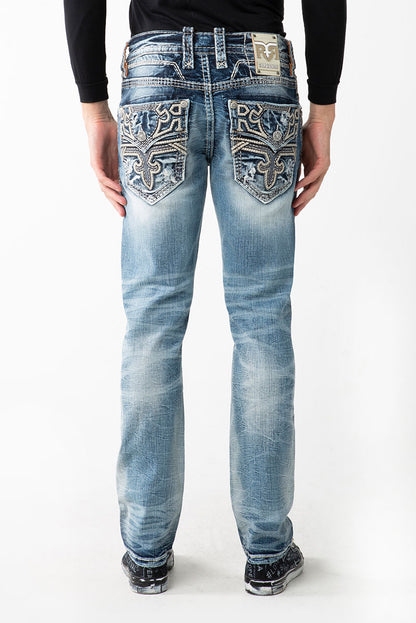 Kinsly A202 Rock Revival Jeans Herren